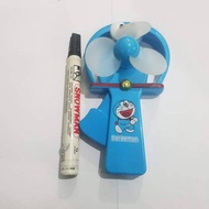 Kids Toys Doraemon blue manual fan mini fan manual fan