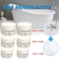 【SUIT*】 Shower Repair Kit Tile Tub Refinishing Kit Fiberglass Repair Kit for Tubs