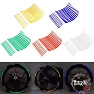 JONY Motorcycle Bicycle Wheel Rim Stripe, 18-21 Inch Sports Wheel Decal Tape Sticker, Multifunctiona
