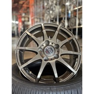 Used 15 Inch Schneider Rim (Black & Gold)