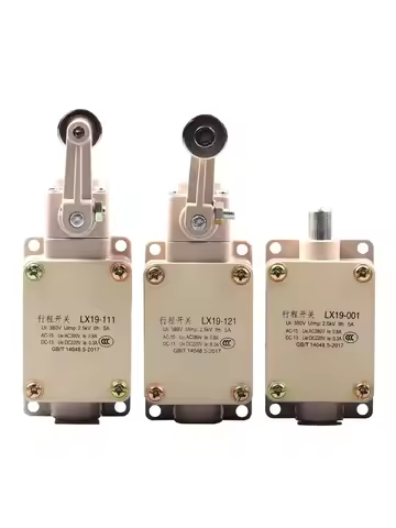 Limit Switch LX19-001 LX19-111 LX19-121 LX19-131 Limiter Self Reset single roller arm touch Aluminum