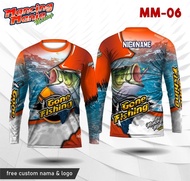 Jersey mancing mania kaos baju fishing lengan panjang