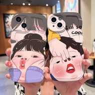 HP Wave Softcase for Oppo A3s A31 A52/A92 A5 2020/A9 2020 A57 2022 A33/A53 A5s/A7 F9 A55 A54 A15 A16