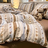 YIJIA#四合一床单套装 Cotton Bed Sheet Quilt Cover#YIJIA