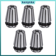 KANGNKA 5Pcs ER11 Spring Collet Set, High Accuracy 40Cr CNC Collet Chuck, Precision ER11 Type Spring