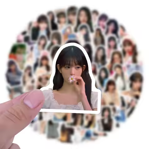 10/50/100PCS Hot Korean Female Singer Jang Won Young Graffiti Stickers Korean Beauty Cartoon Decal L