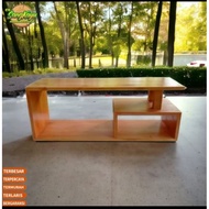 Custom tv shelf table L 120cm Width 35 height 35 feet height 10 cm