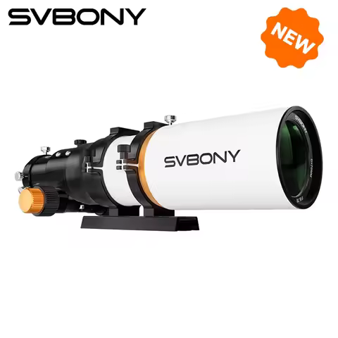 SVBONY SV503 70mm Upgraded f/6.78 ED Refractor 2-Element Correctors Built-in Flat-Field for Cameras 