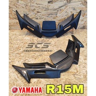 Winglet Yamaha R15M V4 ABS Black Carbon Accessories Motor 15M 150