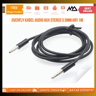 Overfly 3.5mm HiFi Stereo AUX Audio Cable 1M - CX1 Black hifi stereo audio cable shopee pay voucher