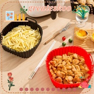 GREATESKOO Oven Liner, Reusable for 4-7 QT Silicone Air Fryer Liners, Air Fryer Accessories Black Re