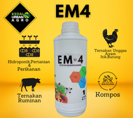 EM4 1 Liter Effective Microorganisms EM 4 Pertanian Em4 Perikanan Em 4 Penternakan EM Baja Kompos Co