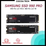 【Ready Stock】SAMSUNG SSD 990 PRO 1TB&2TB&4TB / Samsung SSD 980 PRO 1TB & 2TB PCIe 4.0 NVMe M.2 Lapto