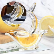 /LO/ Effortless Lemon Juicer Portable Fruit Juicer Portable Bird Shape Squeezer for Kitchen Cafe Transparent Fruit Juicer for Orange Lime Pomegranate Easy Hand Juicer Tool