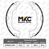 ผ้าเบรคหน้า หลัง MITSUBISHI ATTRAGE แอททราจ / MIRAGE มิราจ 1.2L ปี 2013-2019 ผ้าเบรค MKC