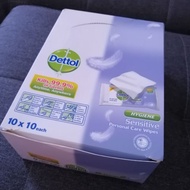 [FREE Antibacterial Wipes 10s] Dettol sensitive Antibacterial wet wipes 10s x10 pcs (one box)