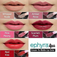 Original HQ Ephyra Lips Cream-to-Matte 10 color (include postage)