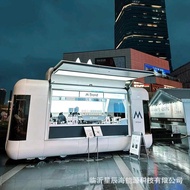 Milk Tea Door Influencer Restaurant Flying Wing Camping Influencer Ice Cream Dining Cart Movable Cof