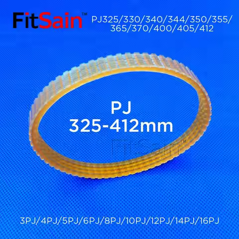 FitSain-PJ325/330/340/344/350/355/365/370/400/405/412mm V-ribbed belt Multi wedge PJ Belt pulley