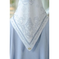 Wearing Klamby Pandai Sikek Series Scarf - Percha