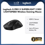Logitech G PRO X SUPERLIGHT 2 DEX LIGHTSPEED Wireless Gaming Mouse, 60g Pro-Grade Lightweight Mouse 