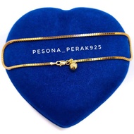 GELANG KAKI PERAK SILVER 925 LAPIS EMAS PUTIH - MODEL MILANO ICE - PERHIASAN PERAK WANITA