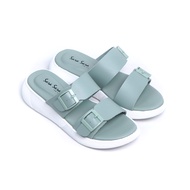 SARASARA Type JEAN Sandal wedges wanita ban 2 kekinian | Sandal wanita model baru slip on termurah |