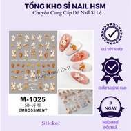 5D Stick - Nail Decoration Sticker (5D new code) - Embossed Sticker - HSM Nail Warehouse