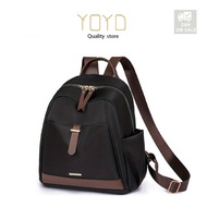 YOYO Women'slarge capacity Water Repellent Colorcontrast Zipper mini Retro style Backpacks B2313