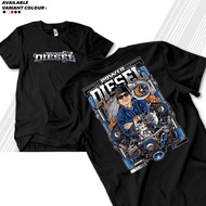 MESIN Diesel Power T-Shirt / Power Diesel T-Shirt / Diesel Engine T-Shirt/ Men's Distro T-Shirt unis