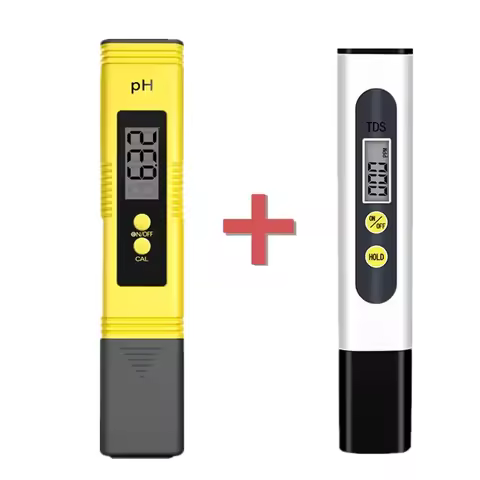 TDS Meter 0-9990ppm Digital PH Meter 0.01 PH High Precision Pen Water Tester TDS&PH Meter 0-14 PH LC