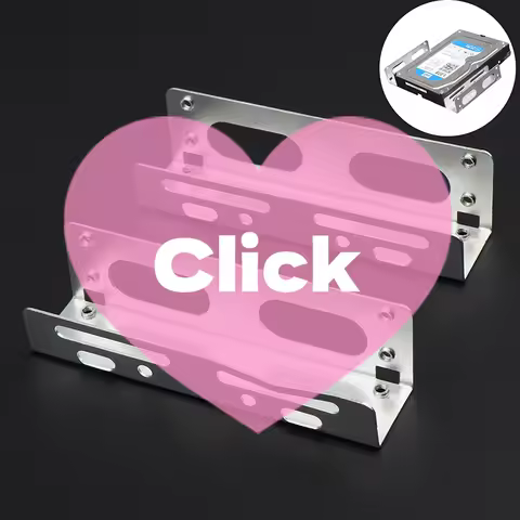 2PCS 3.5 To 5.25 Optical Drive Expansion Holder Hard Drive Rack Bracket Caddy Bay For SSD M.2 HDD De
