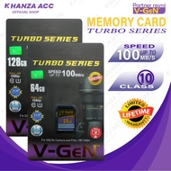 KHANZAACC VGEN SD CARD 64GB 128GB Memory Camera Class 10