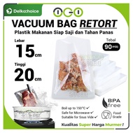 Retort Nylon Vacuum Bag 15cm X 20cm Heat Resistant DelkochoiceBENING - Food Vacuum Bag