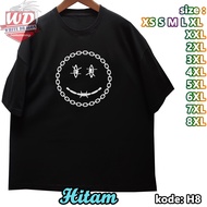 SMILE T-SHIRT SML XL 2XL 3XL 4XL 5XL 6XL 7XL 8XL JUMBO BIG SIZE CODE: H8