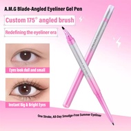 A.M.G Blade-Edge Gel Eyeliner, Smooth, fine, highly pigmented, dabble in one stroke, waterproof and 