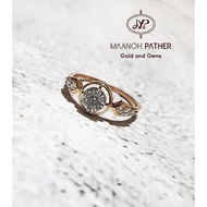 0.25CT LADIES DIAMOND RING-18K GOLD DIAMOND RING-18K GOLD FANCY DIAMOND RING-18K GOLD FANCY LADIES D