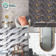 Marble Vinyl Wall Wallpaper Size: 30 x 60 cm Marble Granite Ceramic Sticker/ Marble Granite