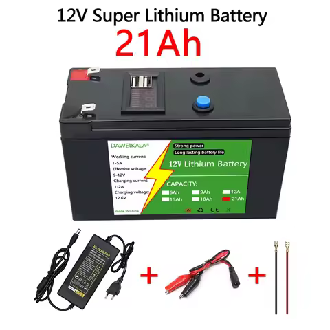 12V 21Ah 18650 Lithium Battery Pack 3S7P Rechargeable Battery for Solar Energy Electric Vehicle Batt