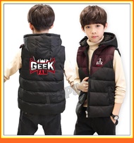 Jaket anak bergambar Geek Fam keren