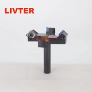 LIVTER Stainless Steel Material 12.7x69.85x76x4 Surfacing Bit With DLC Coating Replaceable Blade