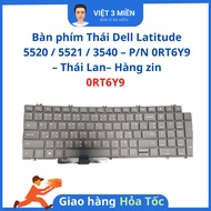 Dell Latitude 5520 / 5521 / 3540 Thai Keyboard – P/N 0RT6Y9 – Genuine product