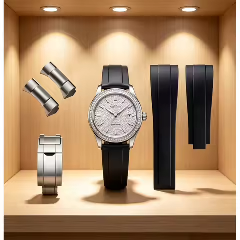 20mm 21mm 22mm Soft Rubber Strap for Tudor 39mm 1958 BB58 Black Bay Panda Pro Black Shield Watchband