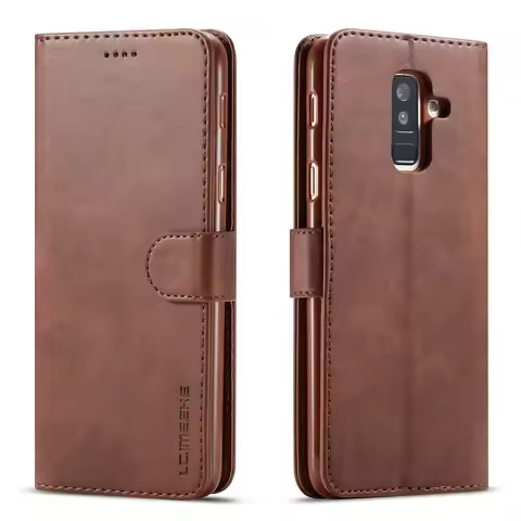 AZNS Case for Samsung Galaxy A6 magnetic attraction PU Leather Case for Samsung Galaxy A6 Plus A6+ 2