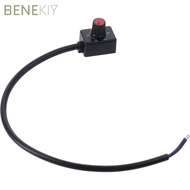 BENEKIY DC 0/1-10V Knob LED Dimmer, Black Plastic Low Voltage Passive Dimmer, Durable Copper Red PWM