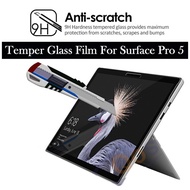 New Ultra-Thin Premium Tempered Glass For Microsoft Surface Pro 5 pad Toughened glass film case