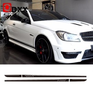 507 Style Side Skirt Racing Stripes Vinyl Decal Sticker for Mercedes Benz W204 S204 Coupe C63 AMG C1