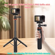 Suitable for DJI OSMO POCKET 3/DJI ACTION 5 PRO/NSTA360 selfie stick tripod 51cm extension pole spor