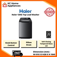 Haier 12KG Auto Washing Machine | DD Inverter Tech | HWM120-B1678S8 | 2 Years General Warranty | 20 Years Motor Warranty