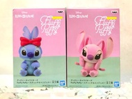 日版 Stitch Angel 史迪仔 女朋友 安琪 fluffy puffy 迪士尼 Disney figure 模型 擺設 毛公仔 公仔